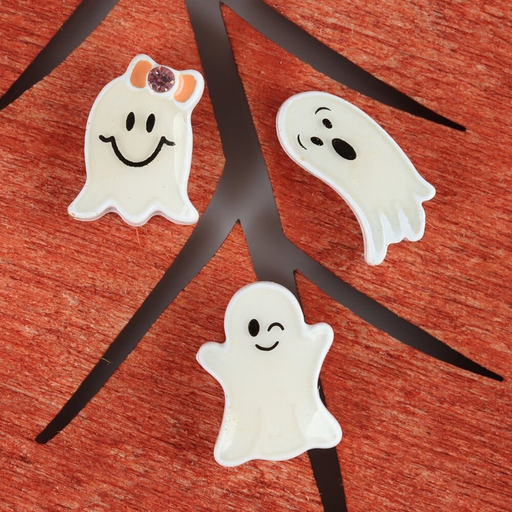 Origami Owl Halloween Ghost Charms Bundle of Three